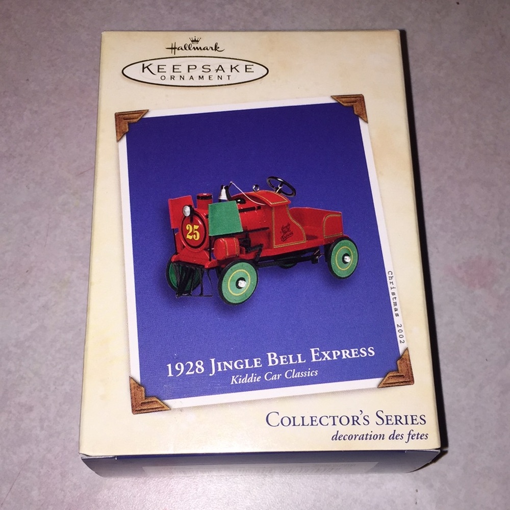 Hallmark 1928 Jingle Bell Express Kiddie Ornament